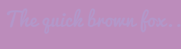 Image with Font Color B397C9 and Background Color BC8CBB